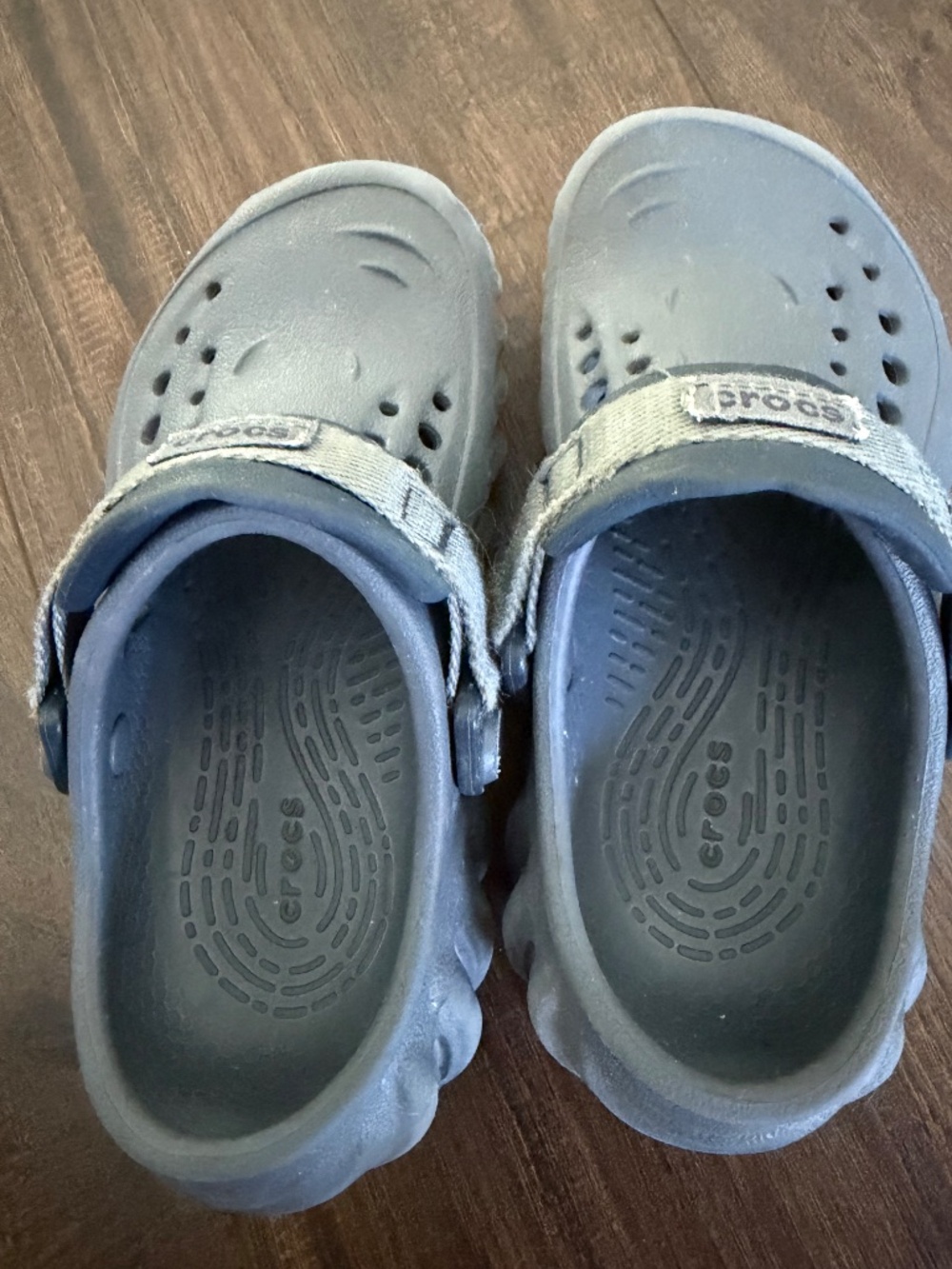 Crocs Kids' Boys Little Kid Echo Clogs Charcoal Gray Size C 10 - Picture 8 of 8